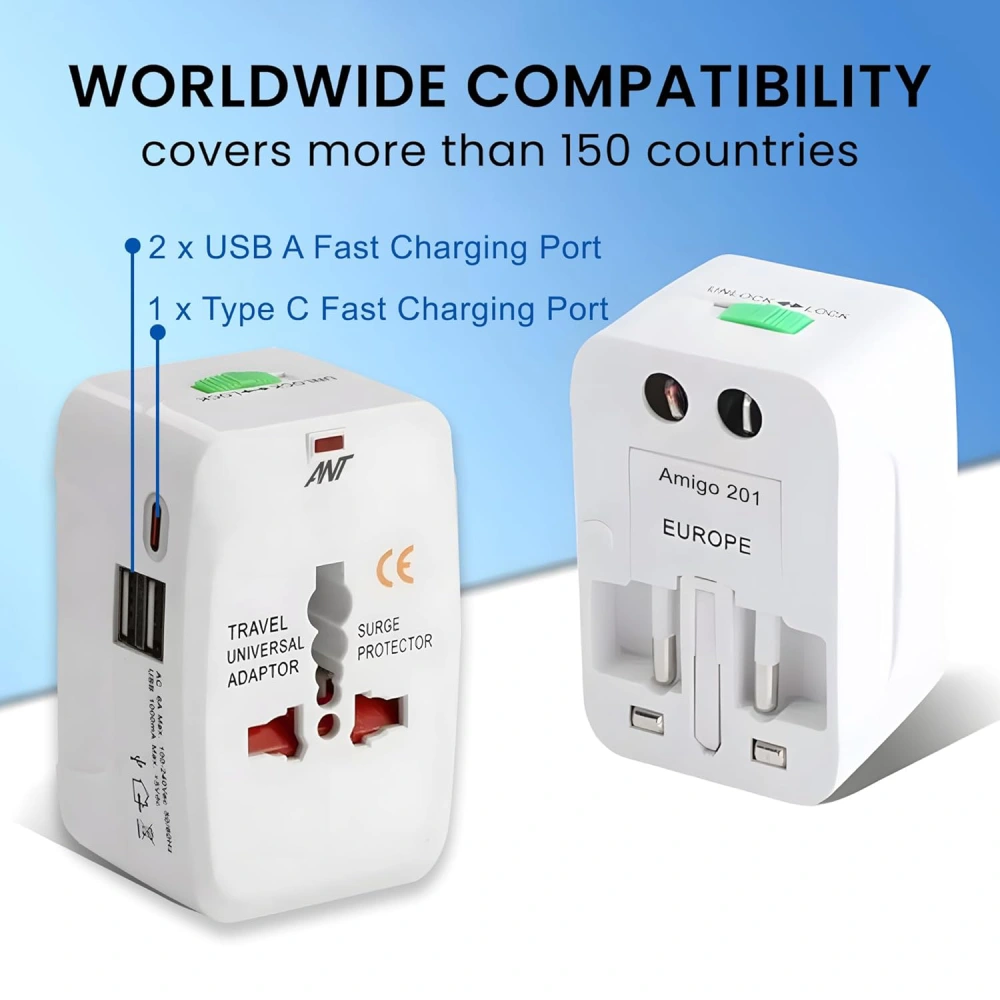 Ant International Power Plug USB To Type-C Amigo 201 (White) view 4